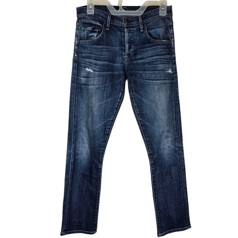 Citizens of Humanity Emmerson Slim Boyfriend Jeans Women's 24 Festival Grunge